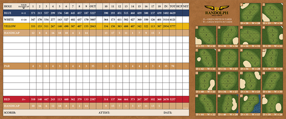 Randolph Dell Urich Golf Course Tucson City Golf