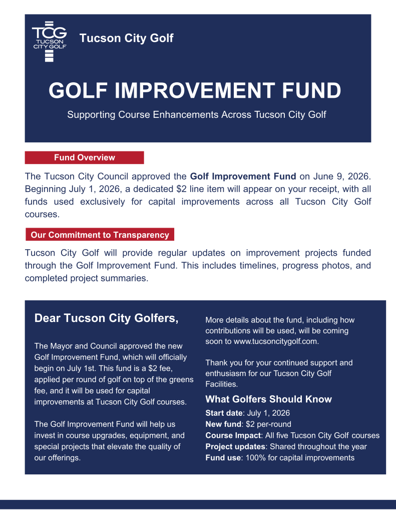 Golf Improvement Fund
